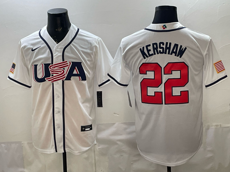 Men 2026 World cup white MLB Nike jersey 0031->->MLB Jersey